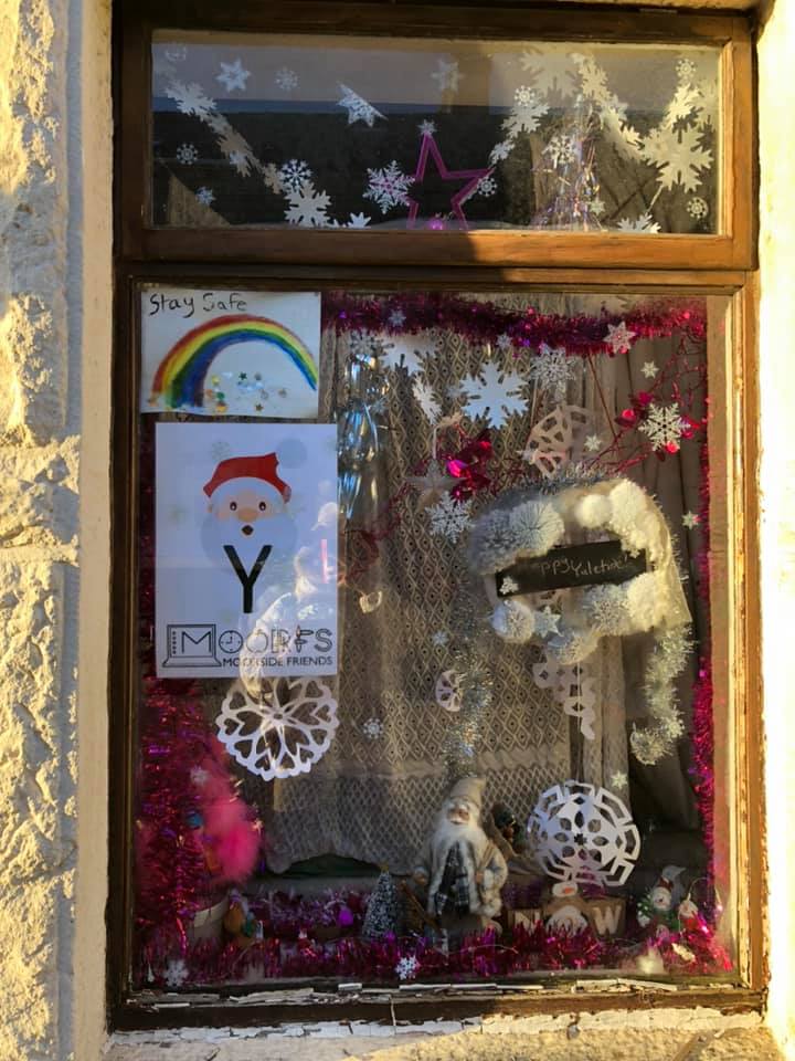 Window with decorations